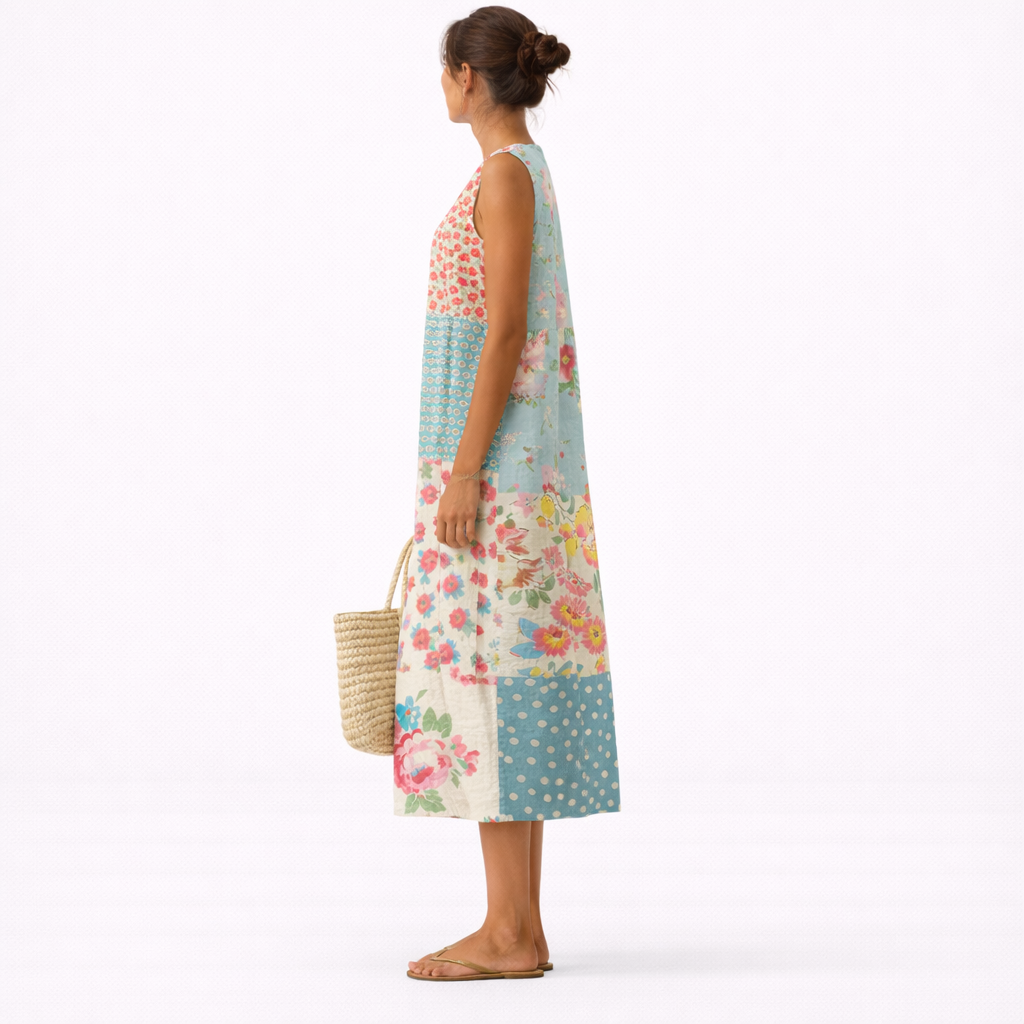 VESTIDO MILLE MIDI FLUIDO