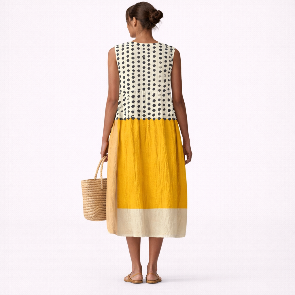 VESTIDO JOSEFINE MIDI FLUIDO