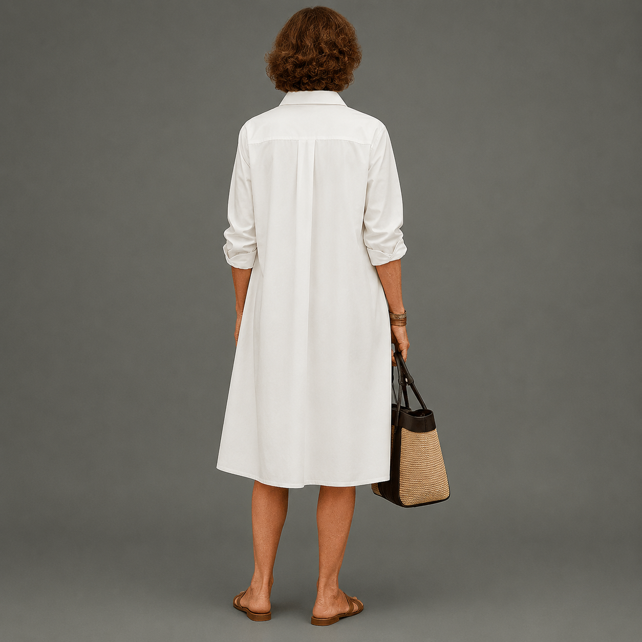 VESTIDO CAMISERO IVORY