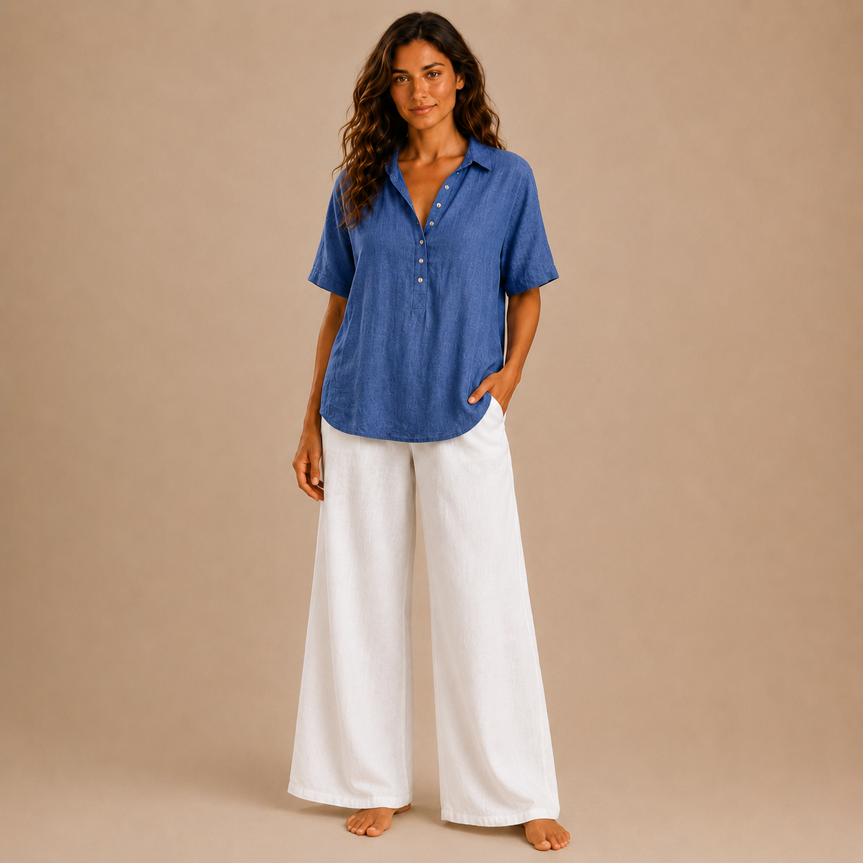 BLUSA TESSA CUELLO CAMISERO