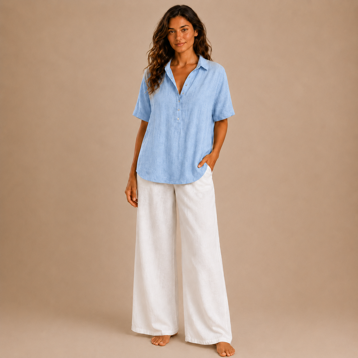 BLUSA TESSA CUELLO CAMISERO