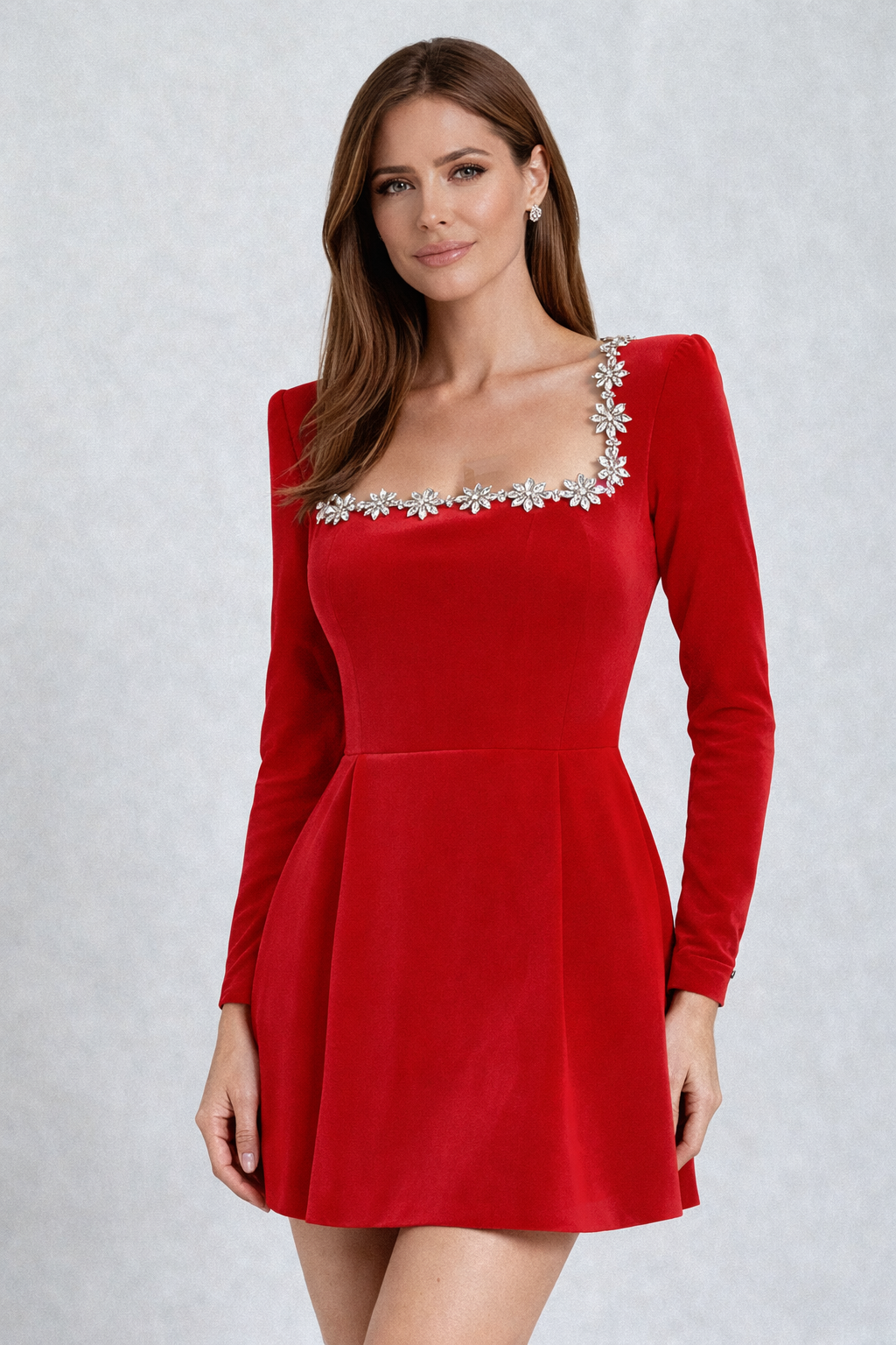Vestido Celeste | Crystal