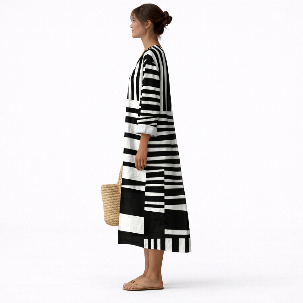 VESTIDO LAERKE MIDI ESTAMPADO