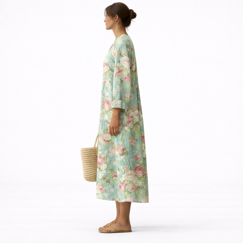 VESTIDO VILMA MIDI FLORAL