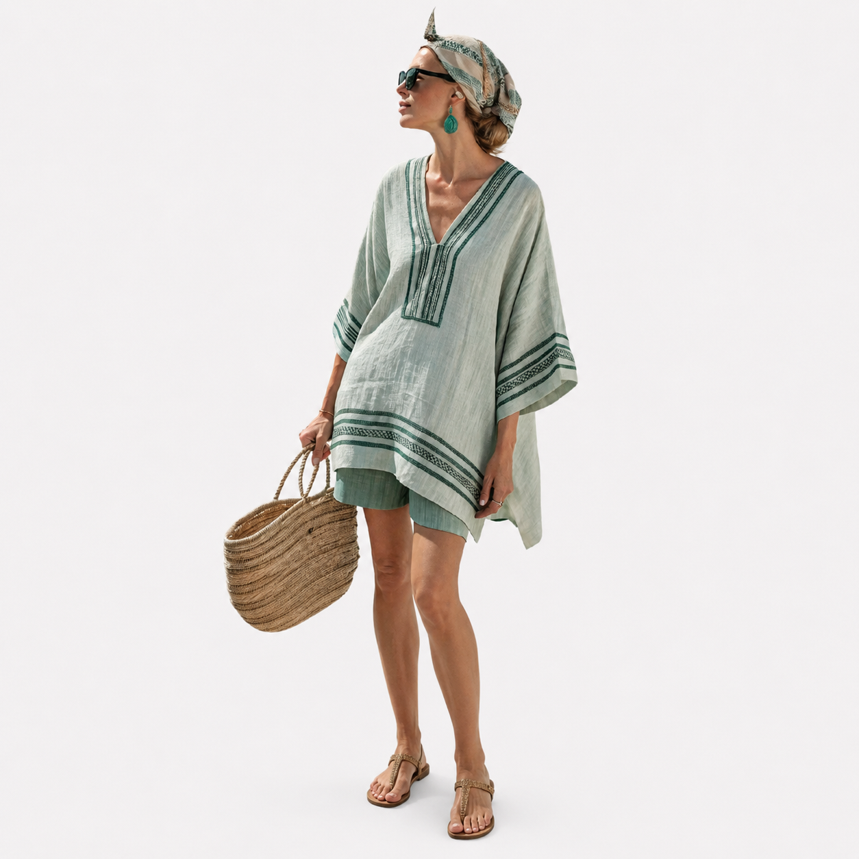 CAFTAN CORTO