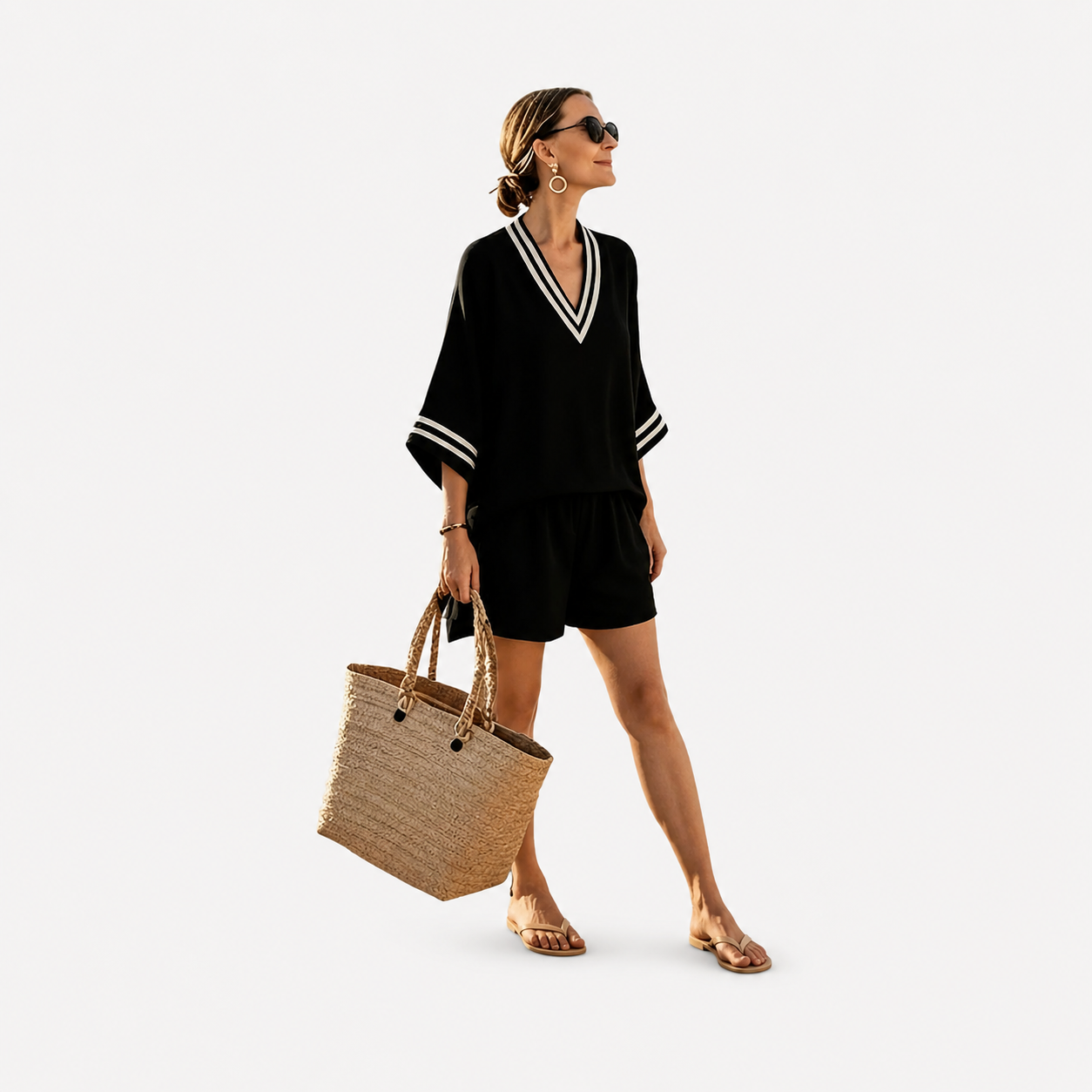 CAFTAN CORTO
