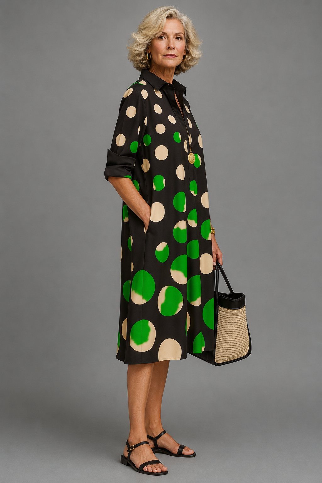 VESTIDO CAMISERO DOTS