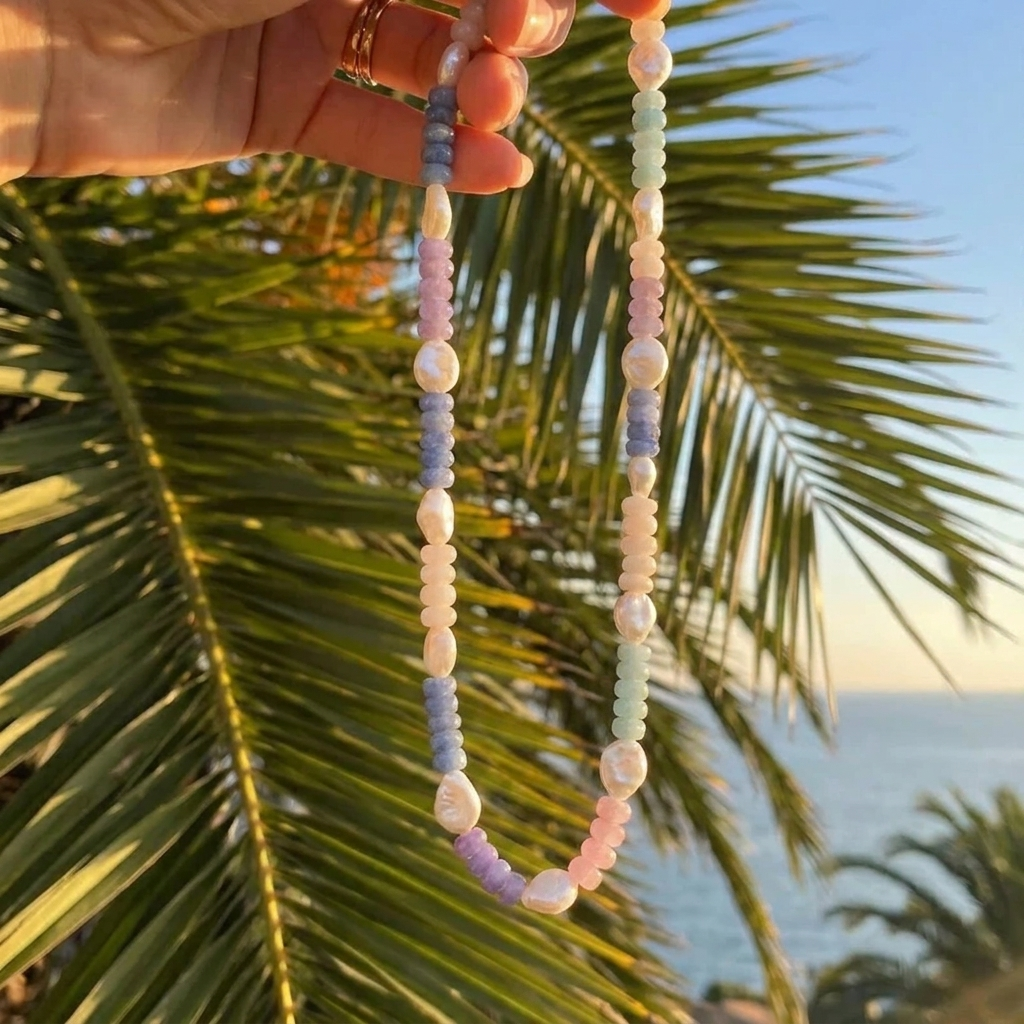 Sérénité™ | Collier de Perles Plaqué Or