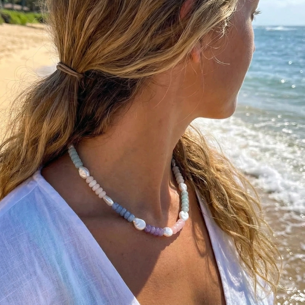 Sérénité™ | Collier de Perles Plaqué Or