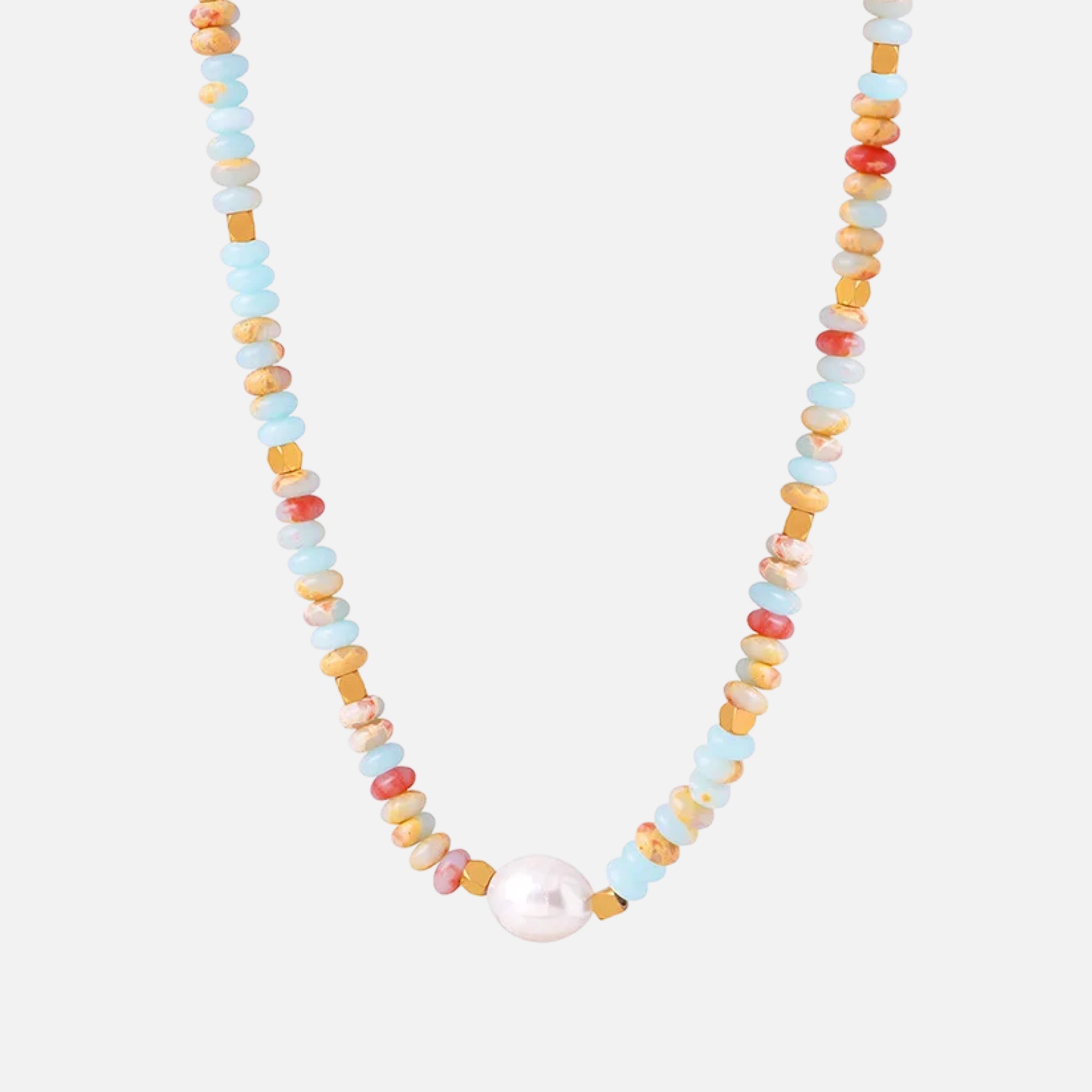 Été™ | Collier de Perles d'Été Plaqué Or