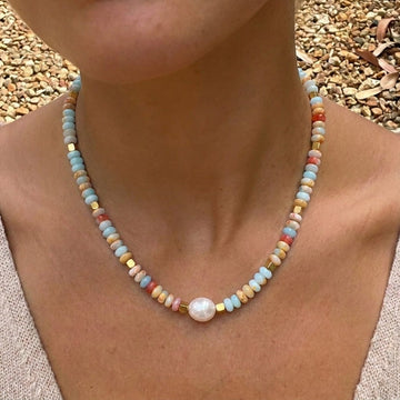Été™ | Collier de Perles d'Été Plaqué Or