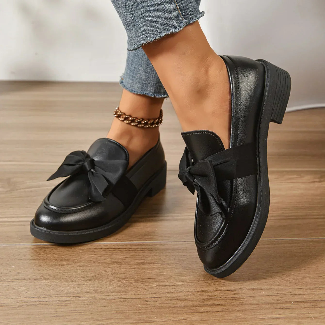 Claire | Zapatos sin cordones con punta redonda