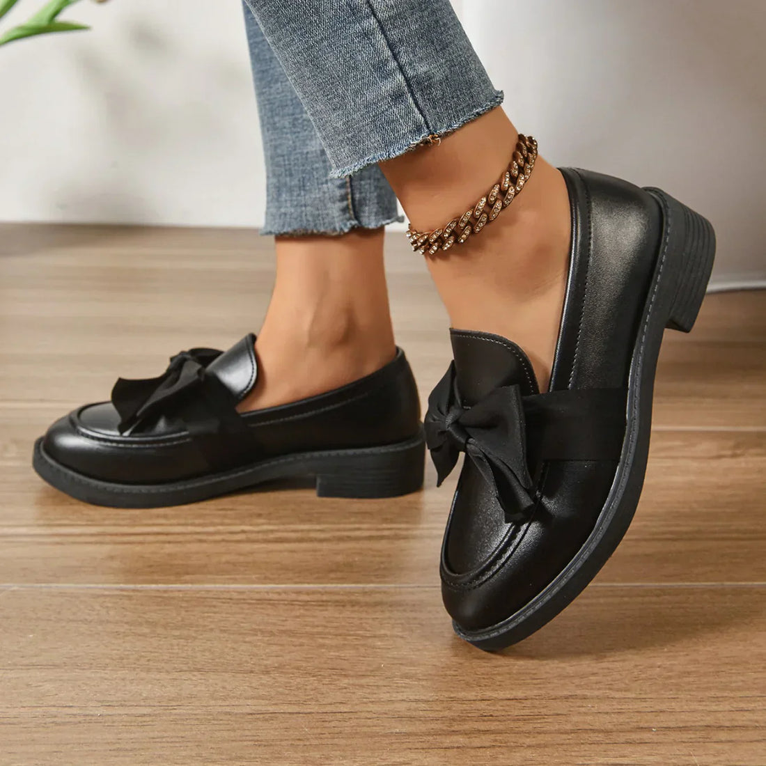 Claire | Zapatos sin cordones con punta redonda
