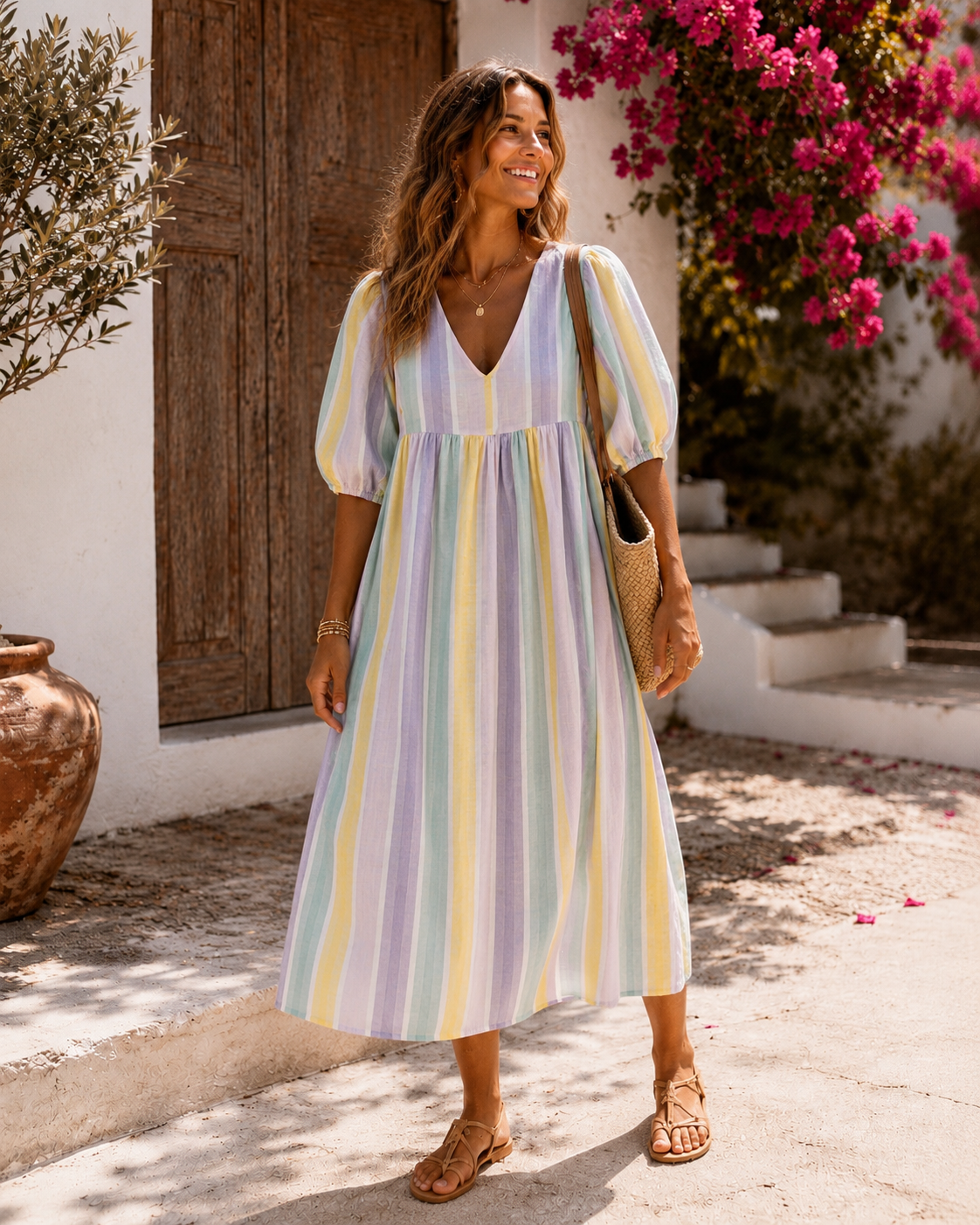 ANAËLLE | VESTIDO MIDI DE VERANO