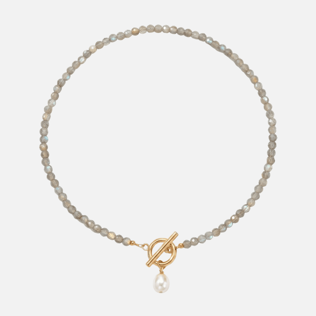 Nature™ | Collier en Pierres Naturelles Plaqué Or