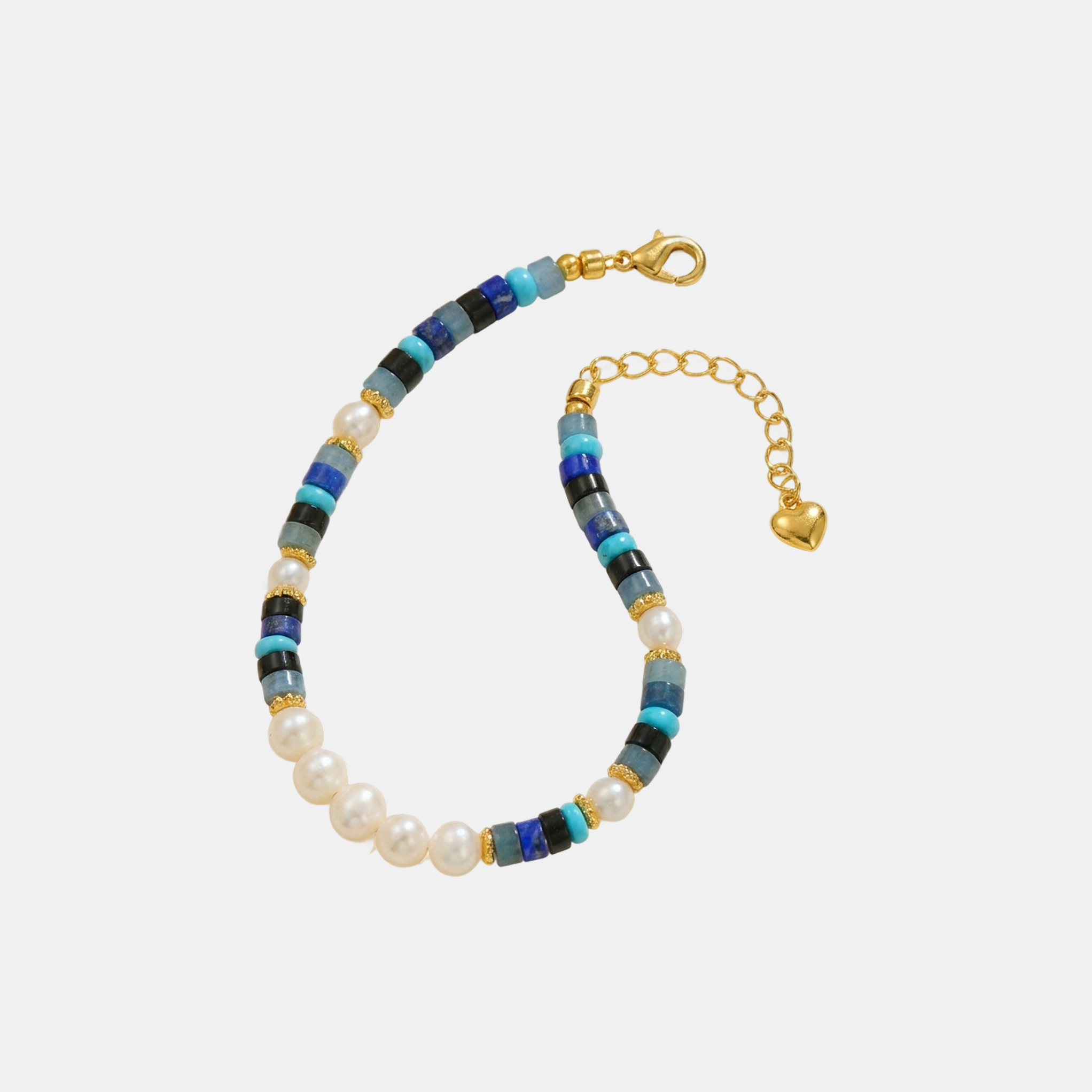 Océan™ | Bracelet Perles Océan Plaqué Or