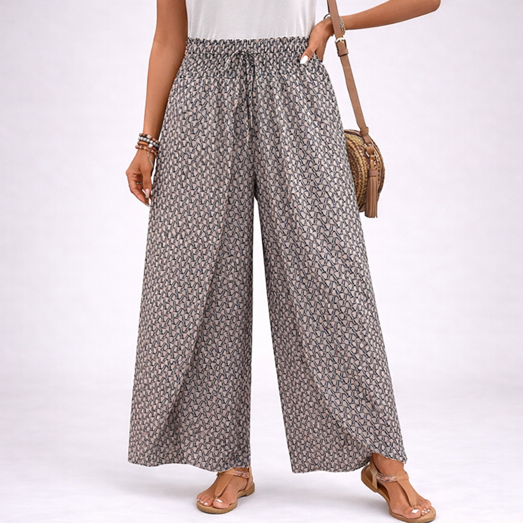 LUNARA - Pantalons  à Jambes Larges Pour Femmes