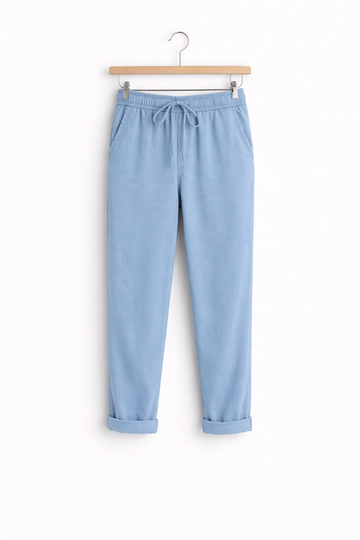 Anne | Pantalon Extensible en Lin Respirant de Première Qualité