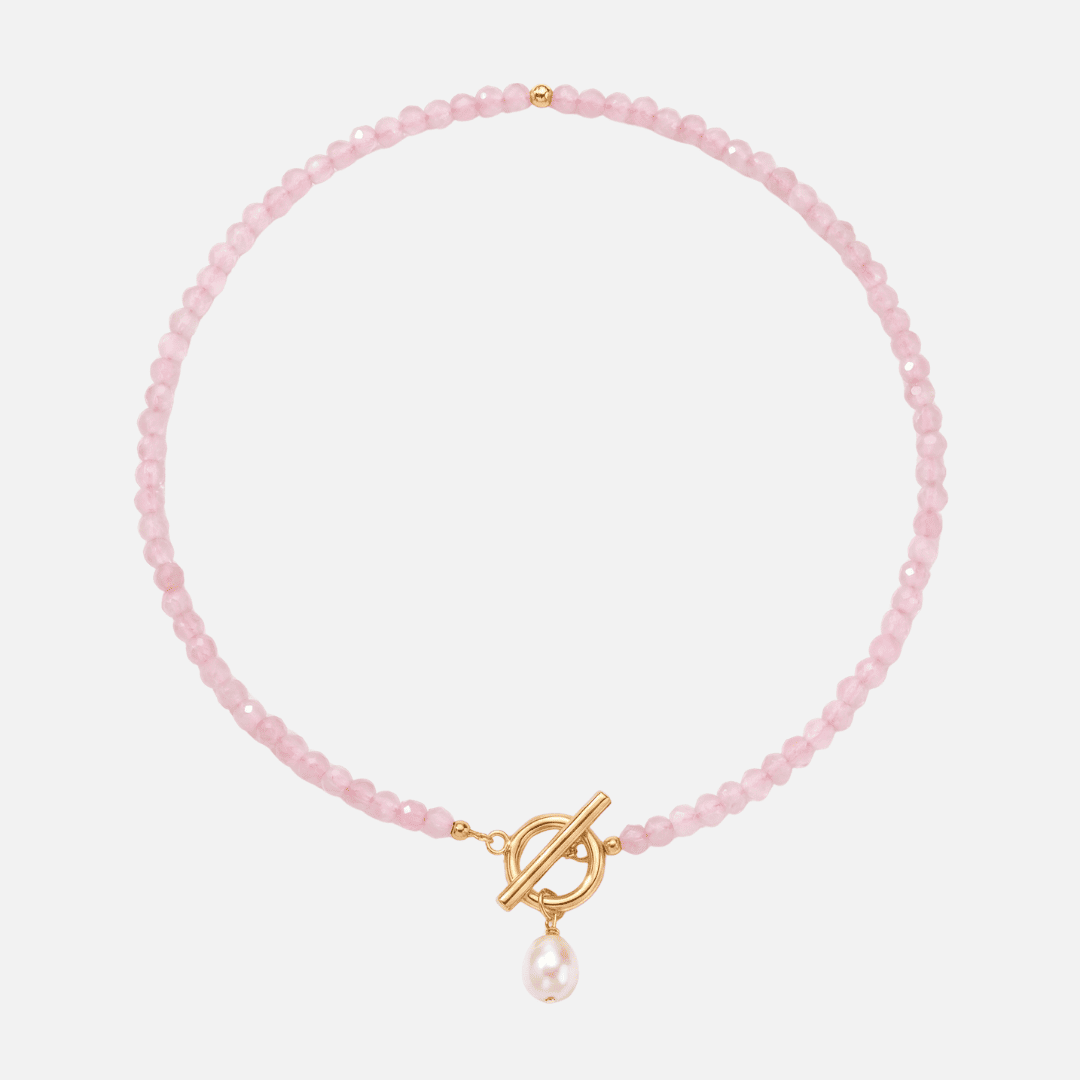 Nature™ | Collier en Pierres Naturelles Plaqué Or