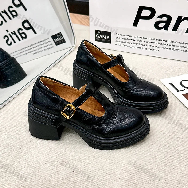 Mariela - Elegante zapato de piel