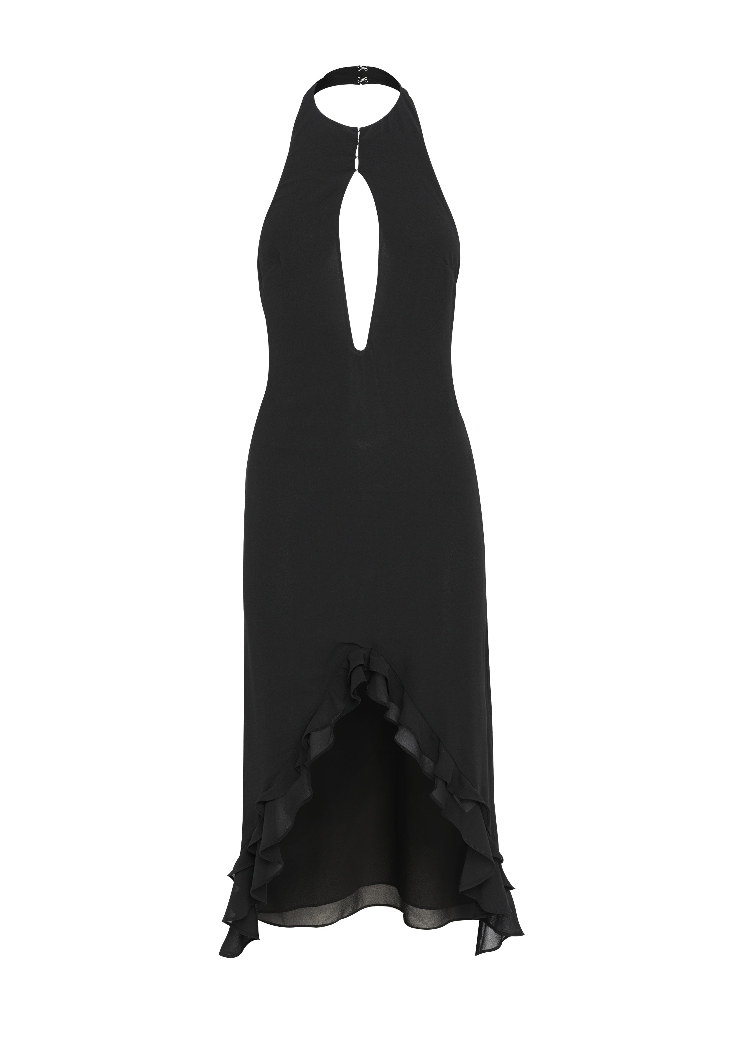 CORA | VESTIDO MIDI NEGRO