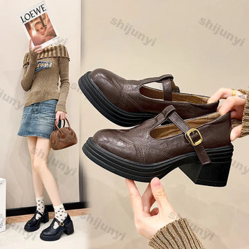 Mariela - Elegante zapato de piel
