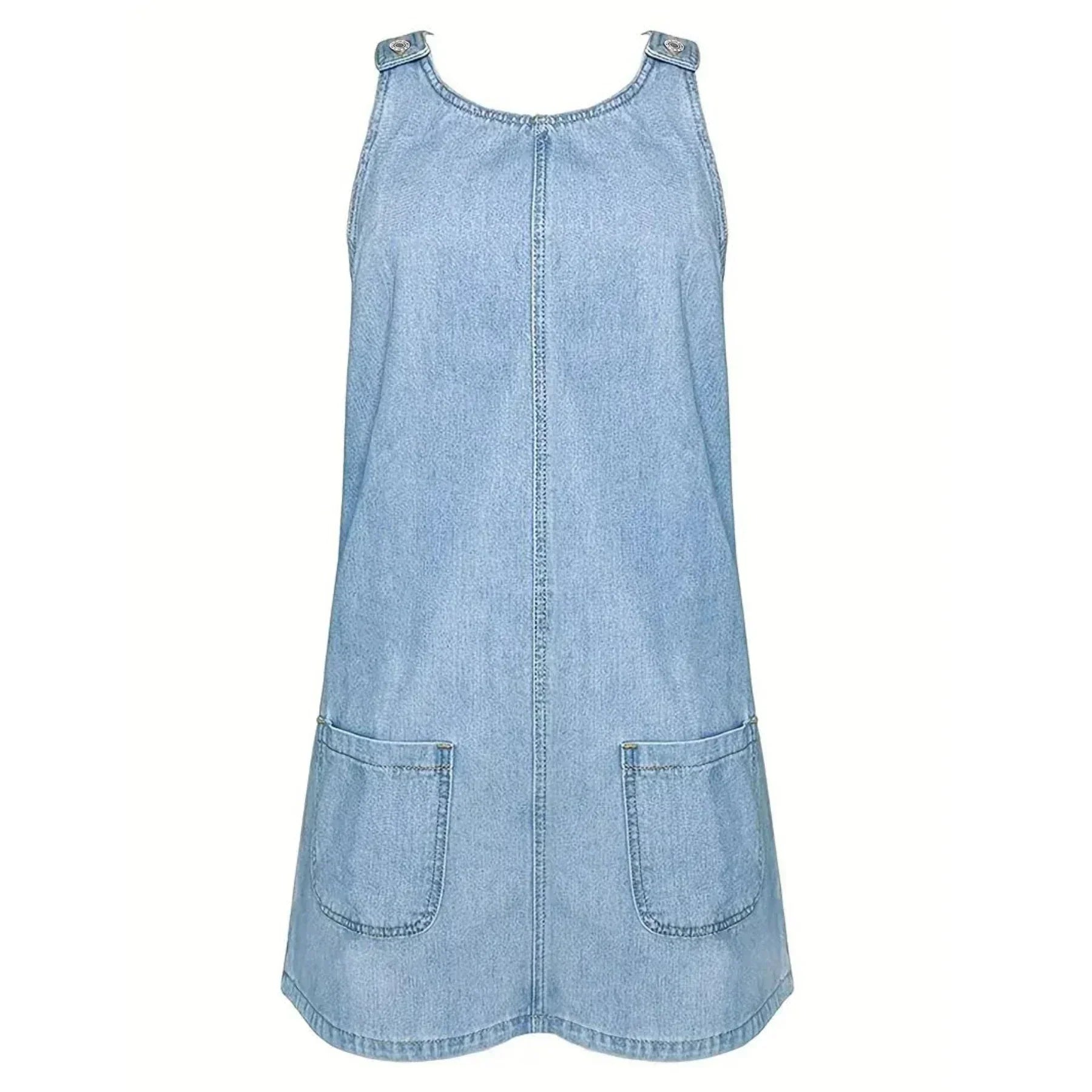 SAYLOR | VESTIDO RELAJADO DE ESTILO DENIM