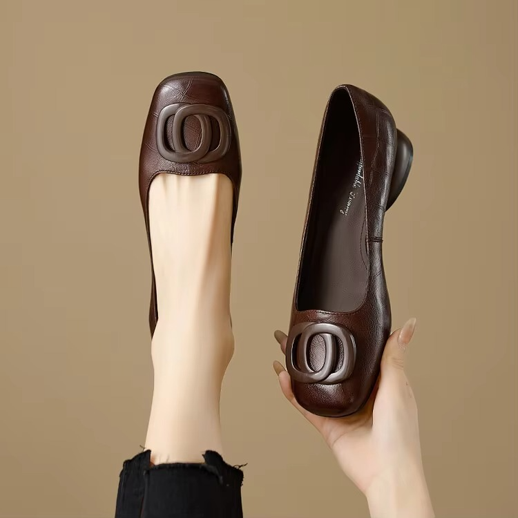 Zapatos Soft Leather Wedge