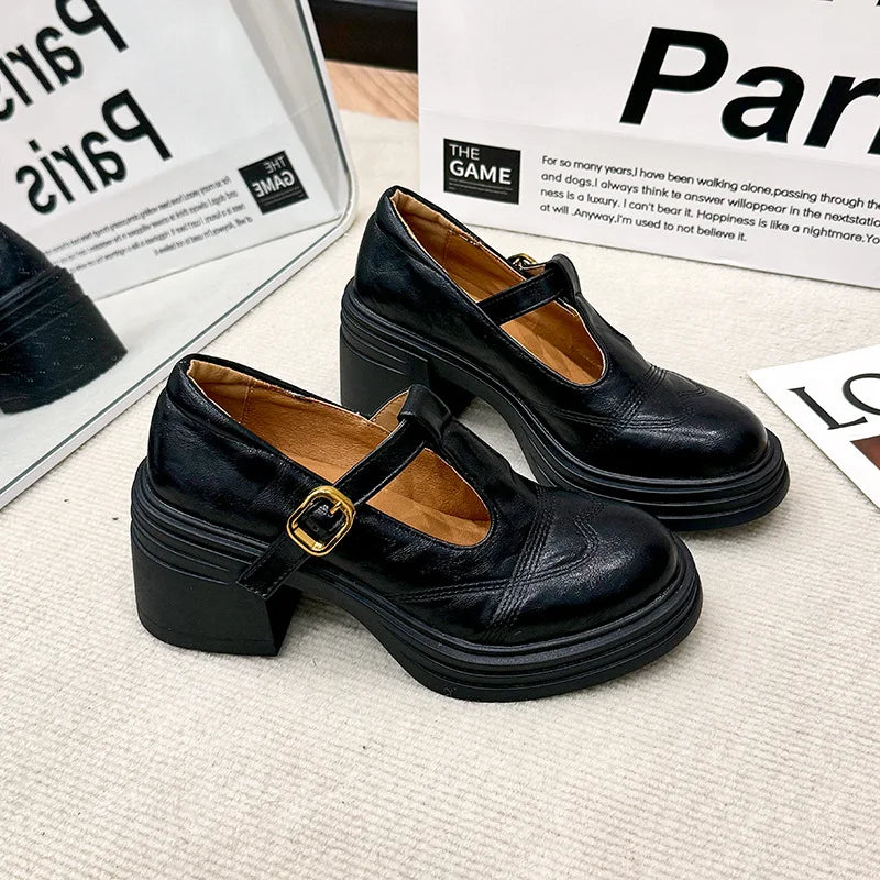 Mariela - Elegante zapato de piel