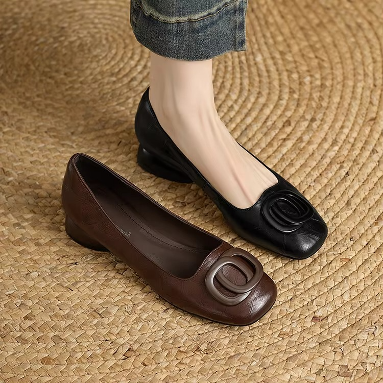 Zapatos Soft Leather Wedge