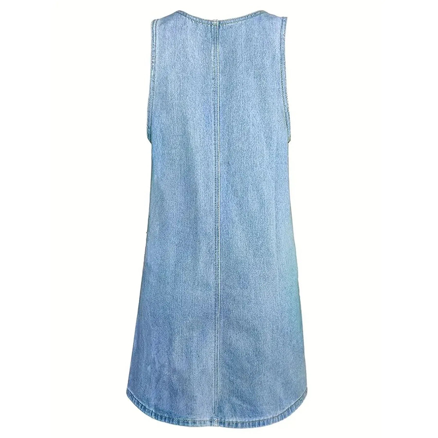 SAYLOR | VESTIDO RELAJADO DE ESTILO DENIM