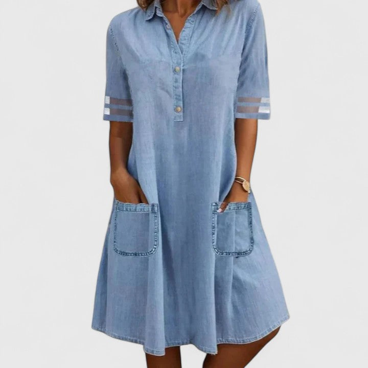 BRITTANY | VESTIDO DENIM QUE REALZA LA SILUETA