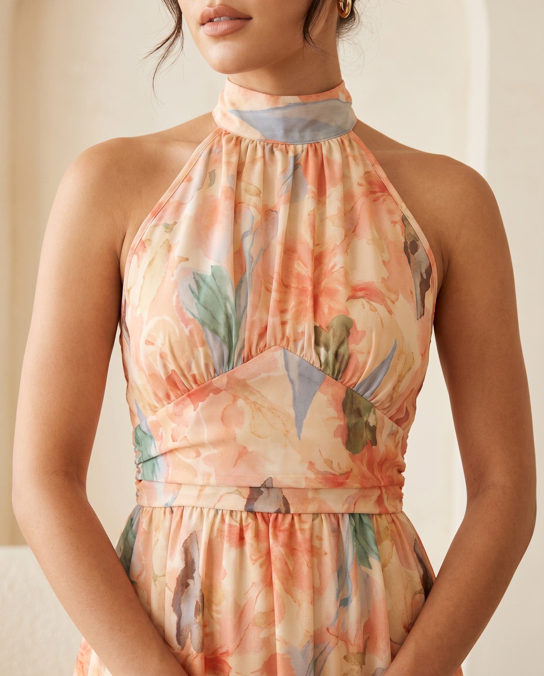 Vestido Halter Sunset