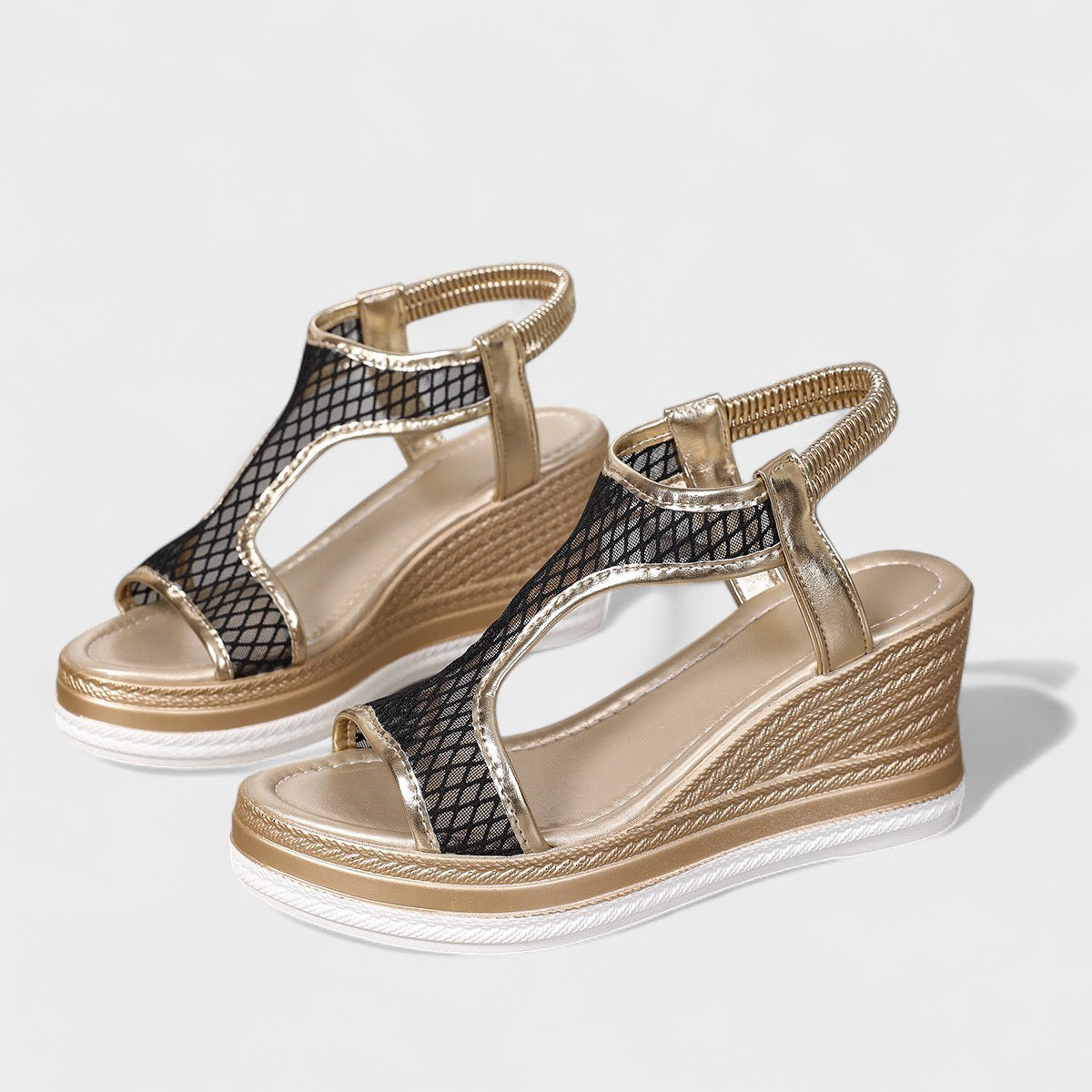 SANDALIAS PAULA DE CONFORT CON CUÑA