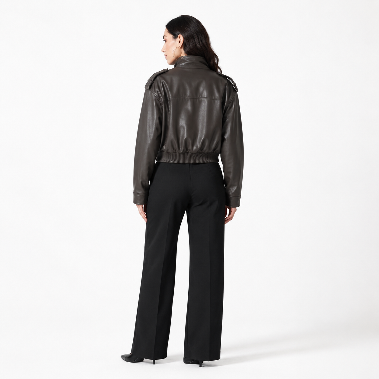 Chaqueta de Cuero Vintage Brianna