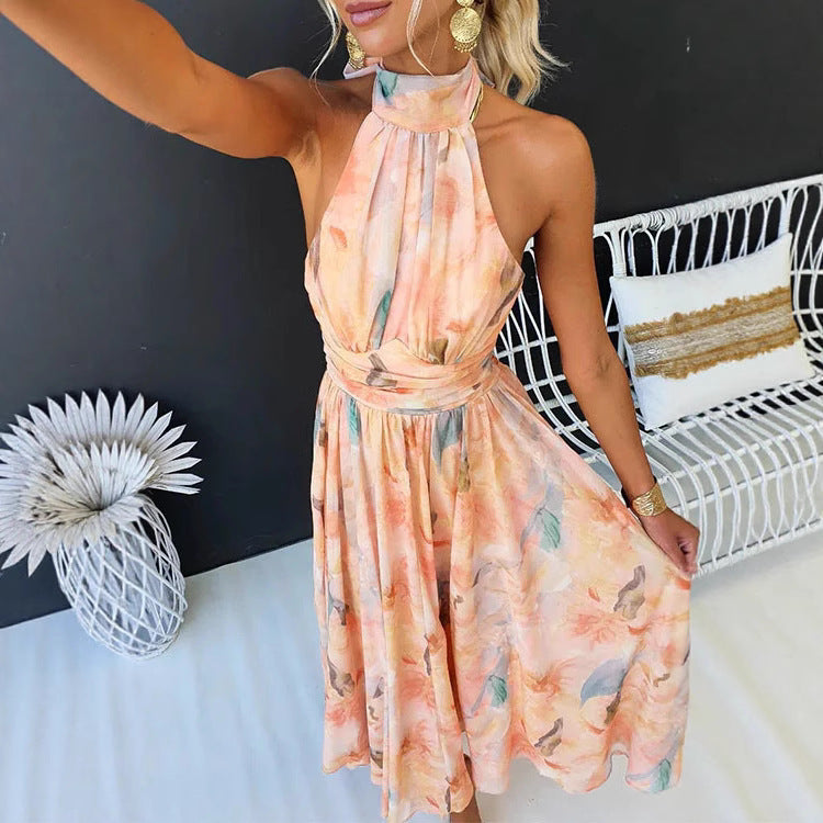 Vestido Halter Sunset