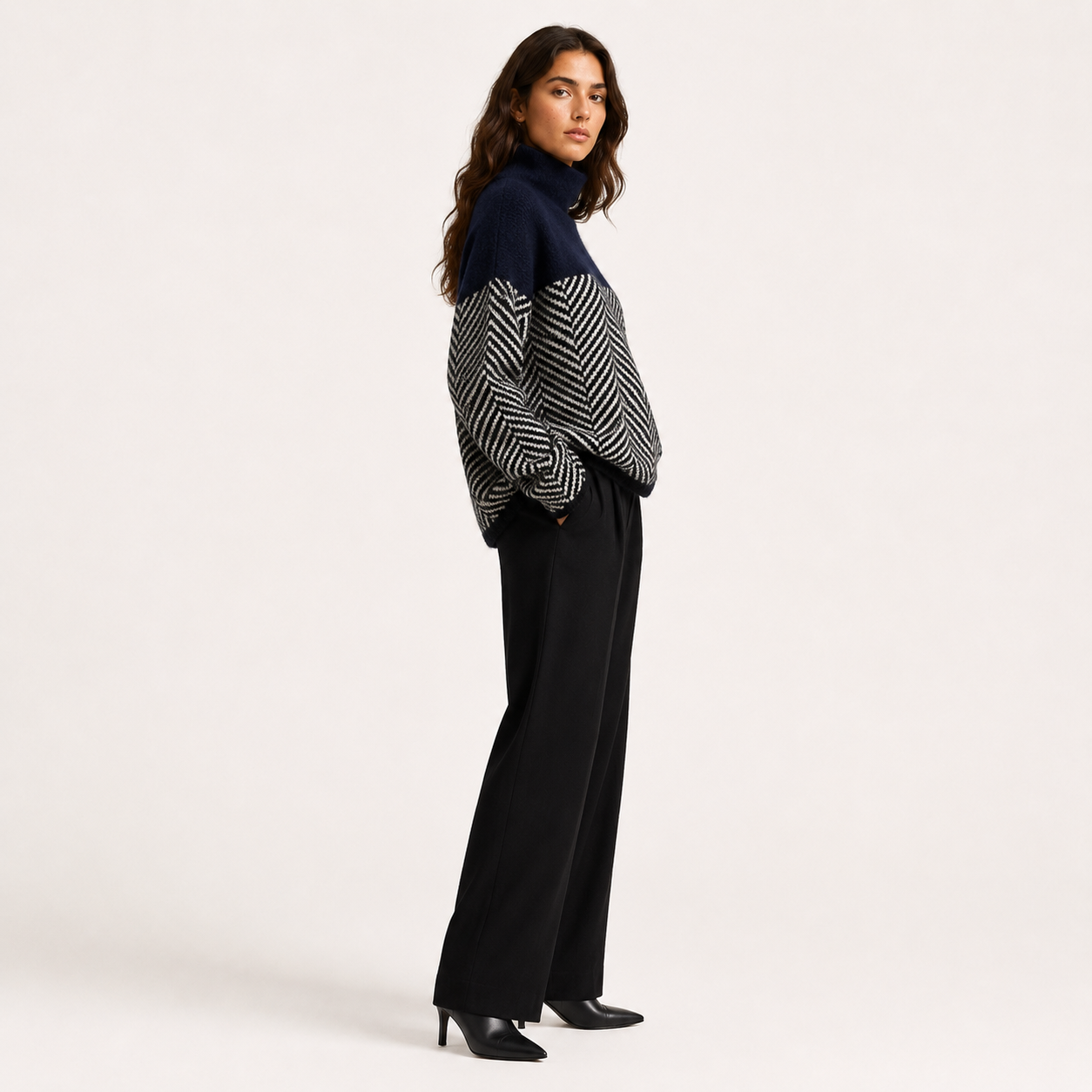 MALENE | Jersey de cuello alto
