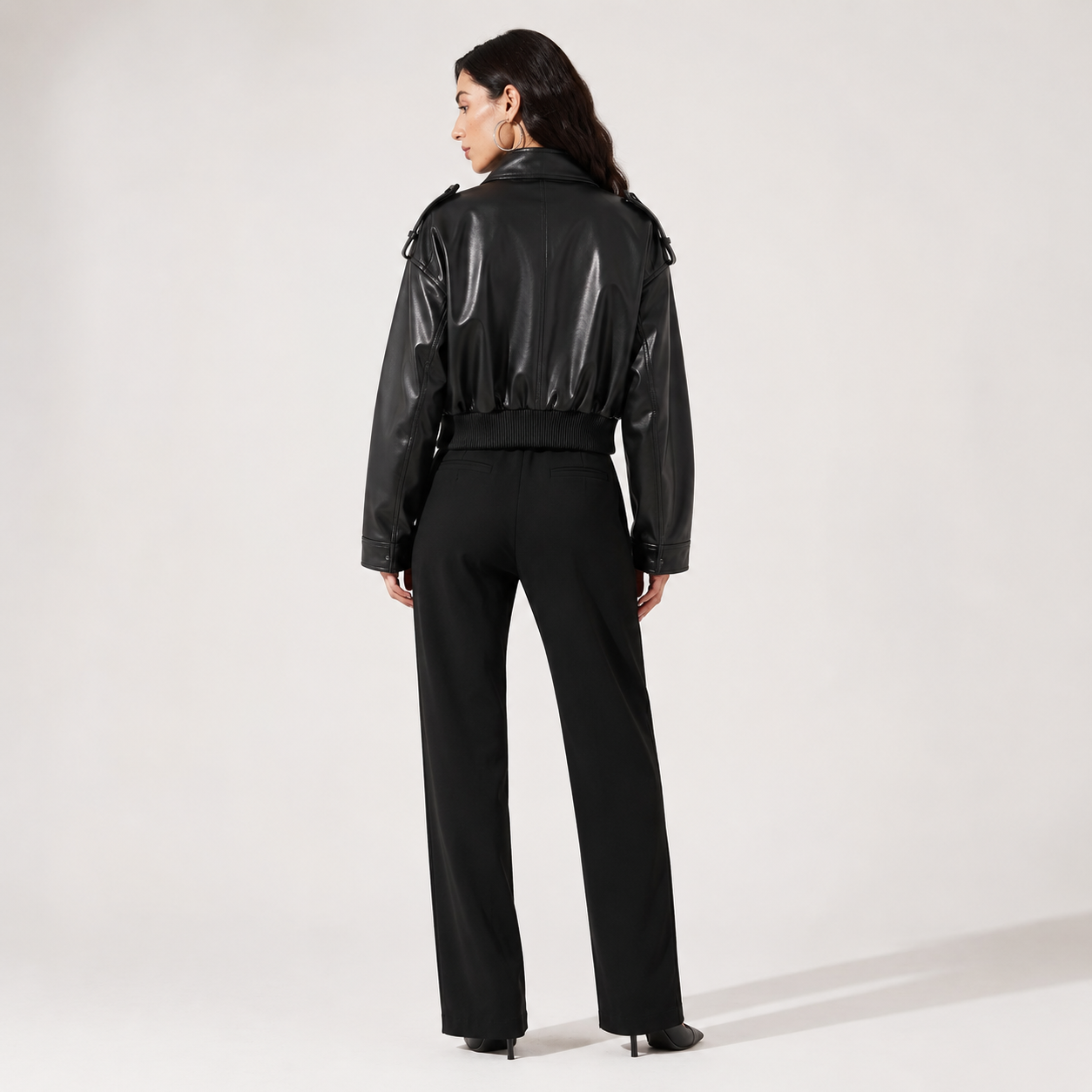 Chaqueta de Cuero Vintage Brianna