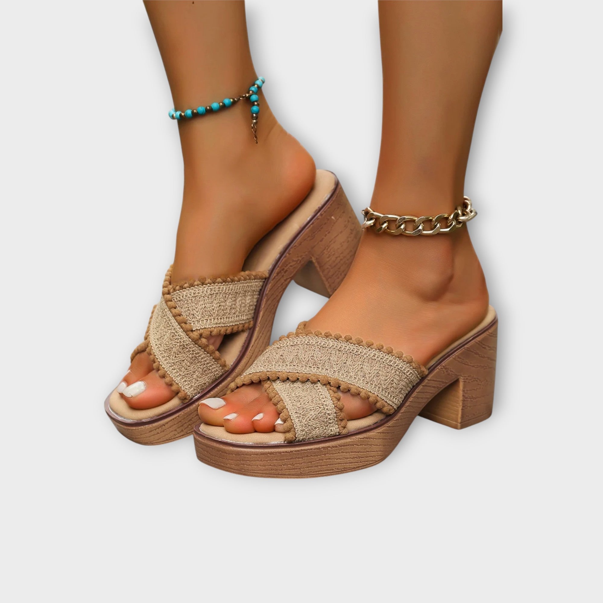 SANDALIAS CAMILA DE TACÓN ANCHO