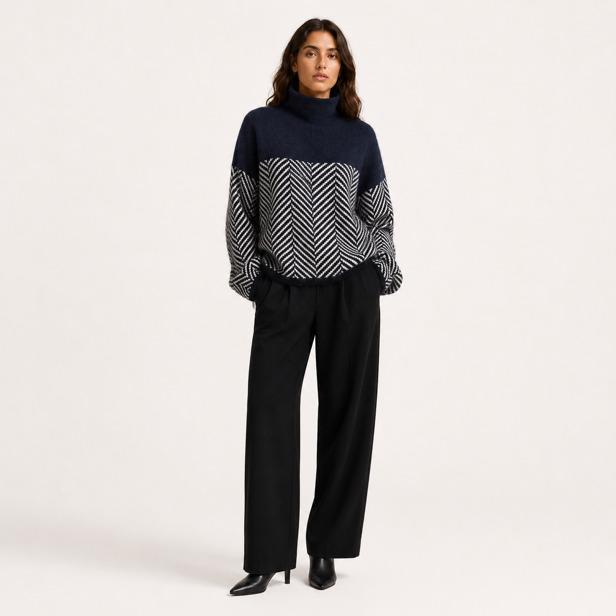 MALENE | Jersey de cuello alto