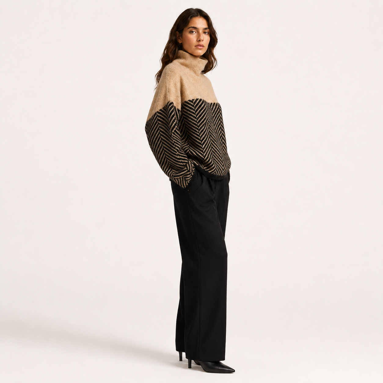 MALENE | Jersey de cuello alto