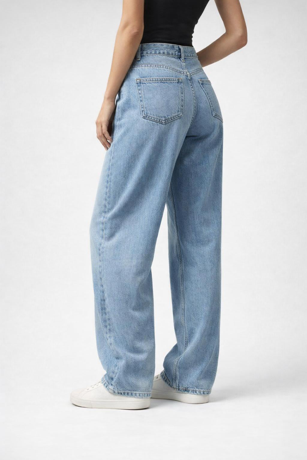 Jeans Asymmetric Belt