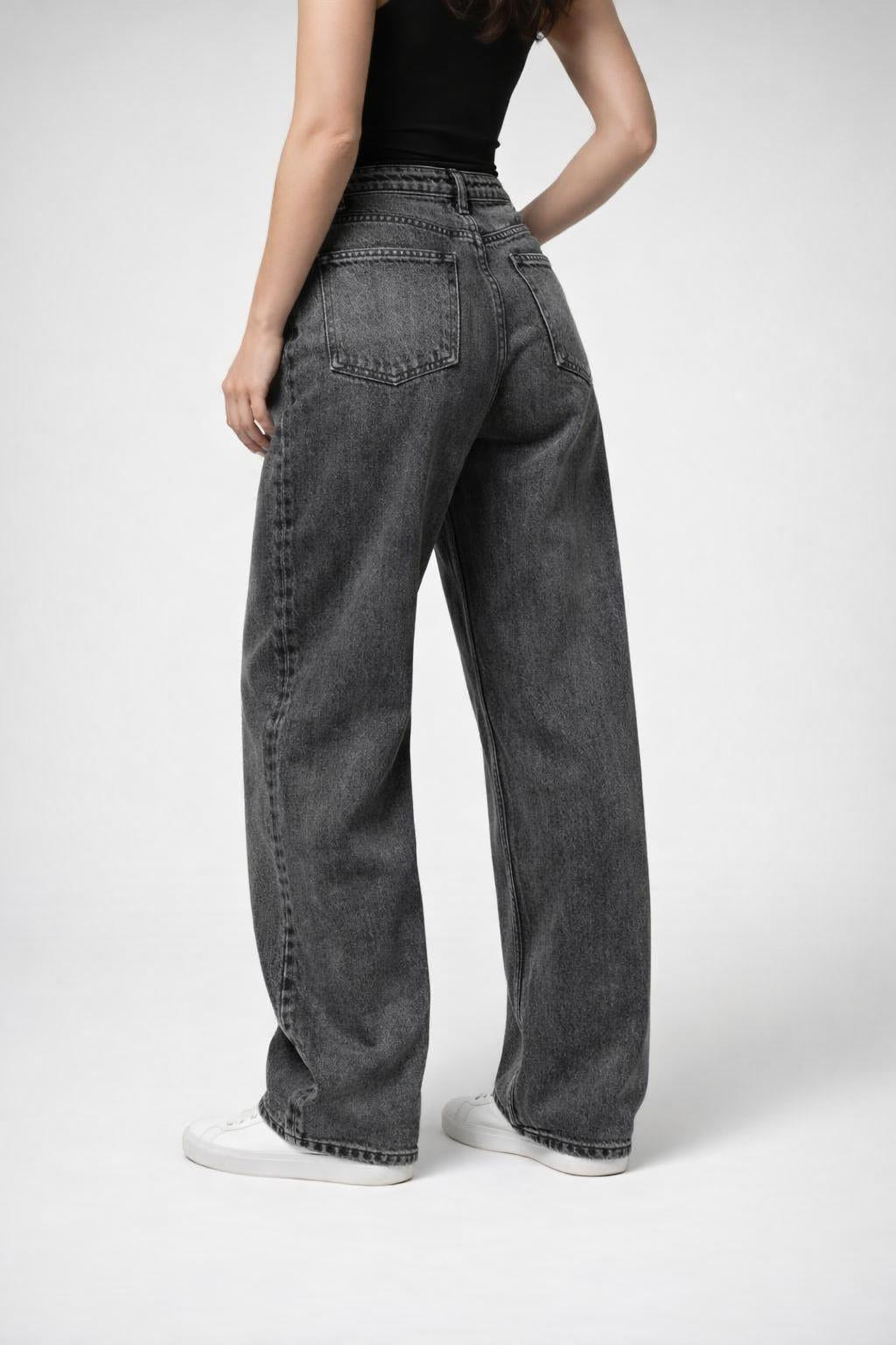 Jeans Asymmetric Belt