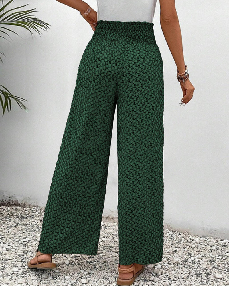 LUNARA - Pantalons  à Jambes Larges Pour Femmes