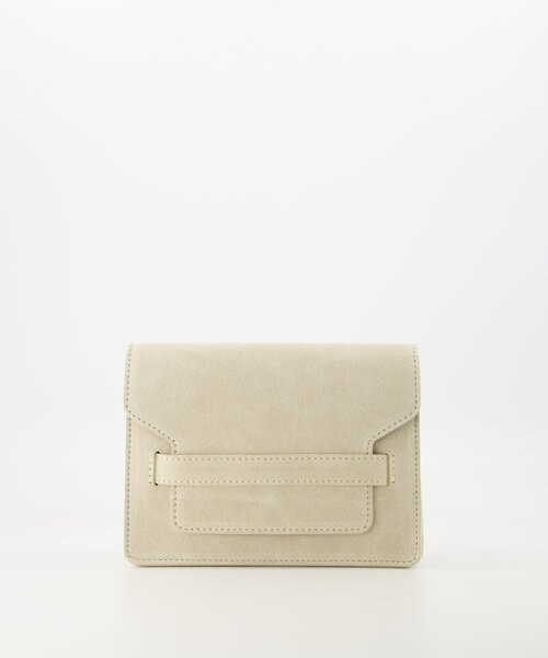 JANICE | BOLSO BANDOLERA DE ANTE EN COLOR CRUDO