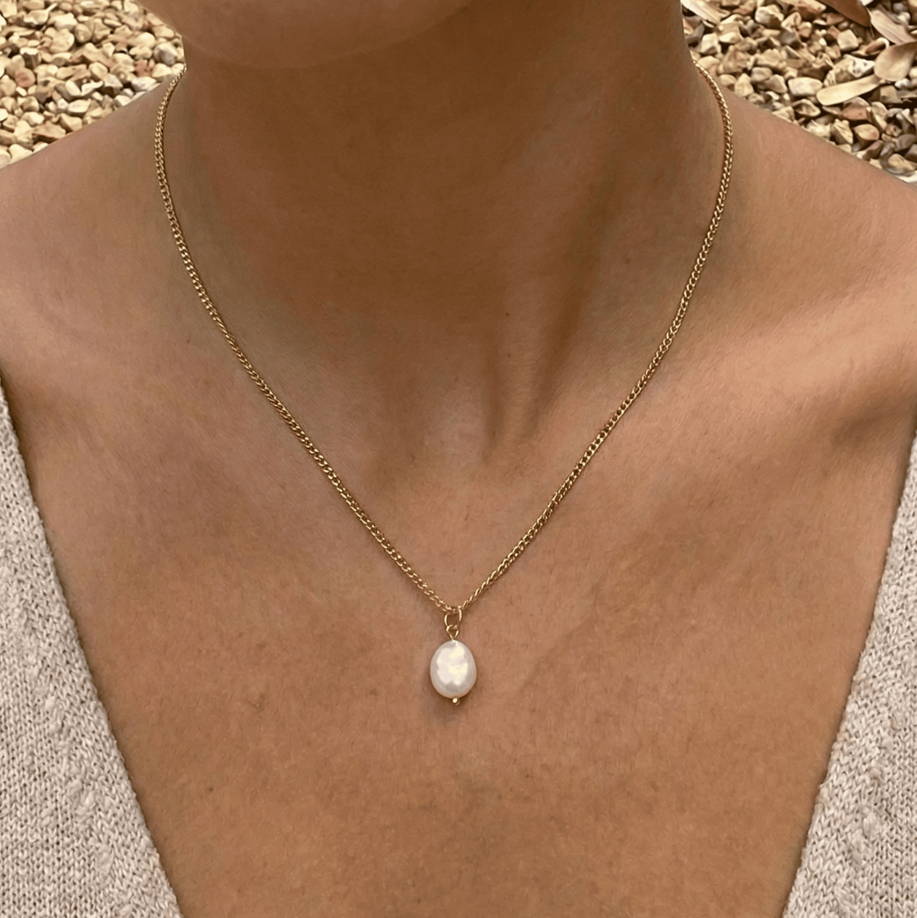 Perle™ | Collier de Perles Plaqué Or