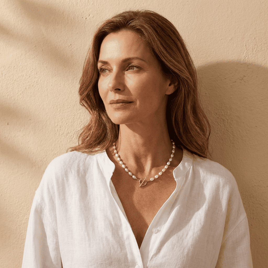 Lueur™ | Collier Perlé Plaqué Or