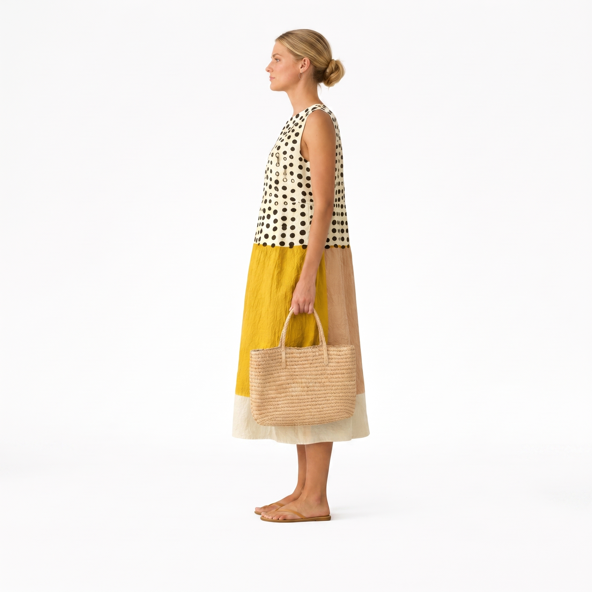 VESTIDO JOSEFINE MIDI FLUIDO