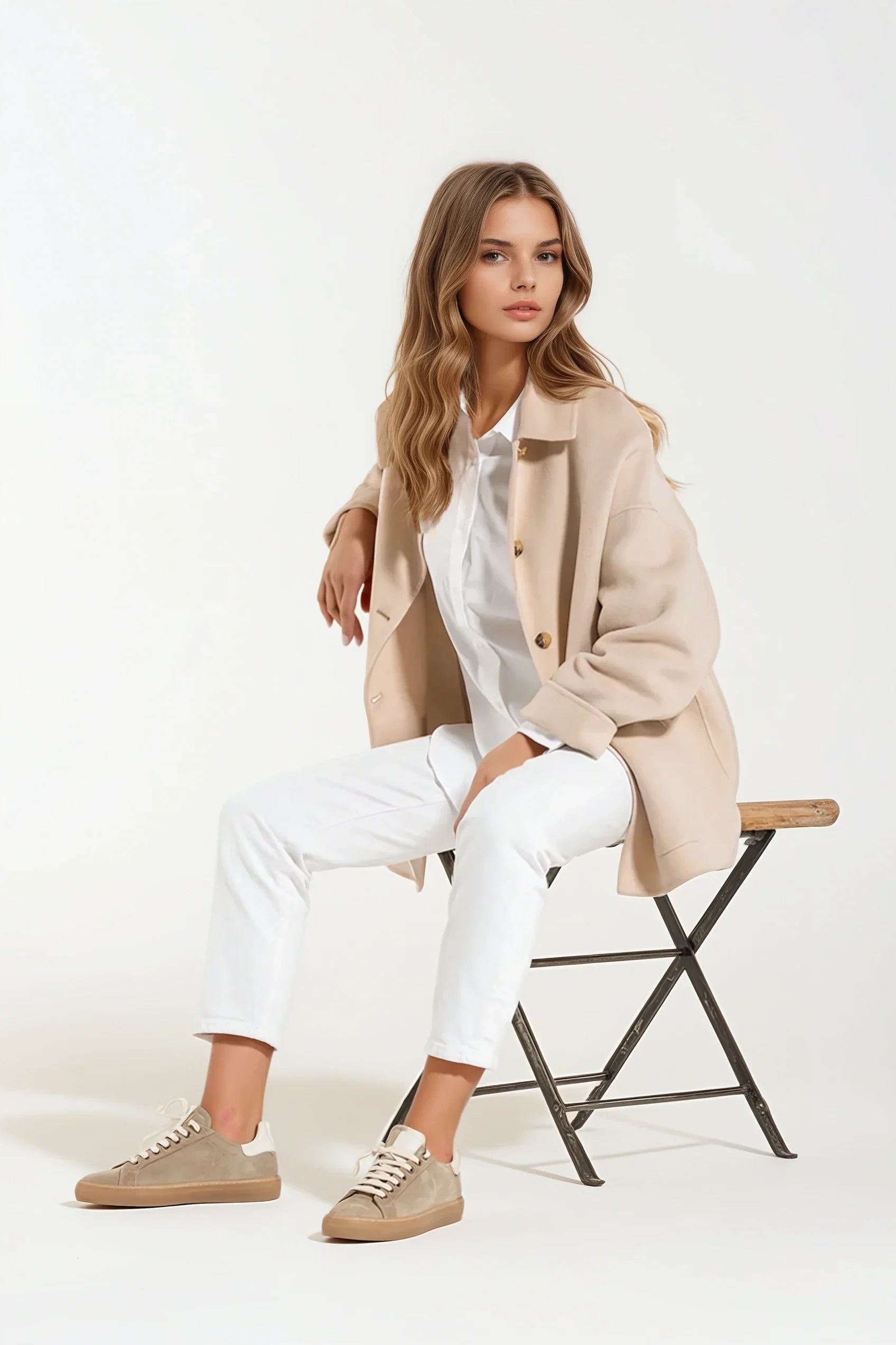Chaqueta Beige Montaigne