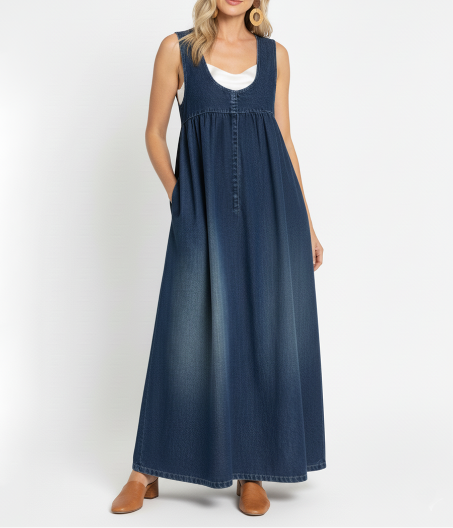 KAREN | MONO LARGO DENIM DE EFECTO VINTAGE